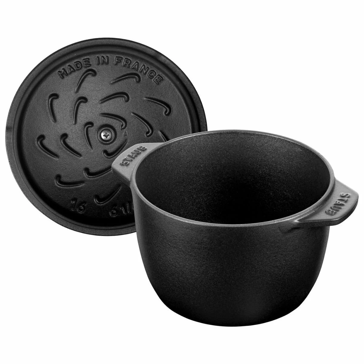 Staub 1.5 Qt. Petite French Oven | Matte Black - Image 2