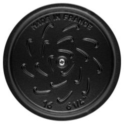 Staub 1.5 Qt. Petite French Oven | Matte Black -STAUB Shop 1.5qt petite french oven i