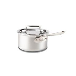 All-Clad D5 Brushed Stainless Steel Saucepan & Lid | 1.5 Qt.