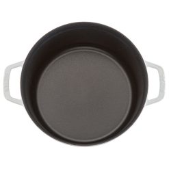 Staub 5.5 Qt. Round Cocotte/Dutch Oven | White 11 Staub 5.5 Qt. Round Cocotte/Dutch Oven | White -STAUB Shop 1002602 staub white french oven 1