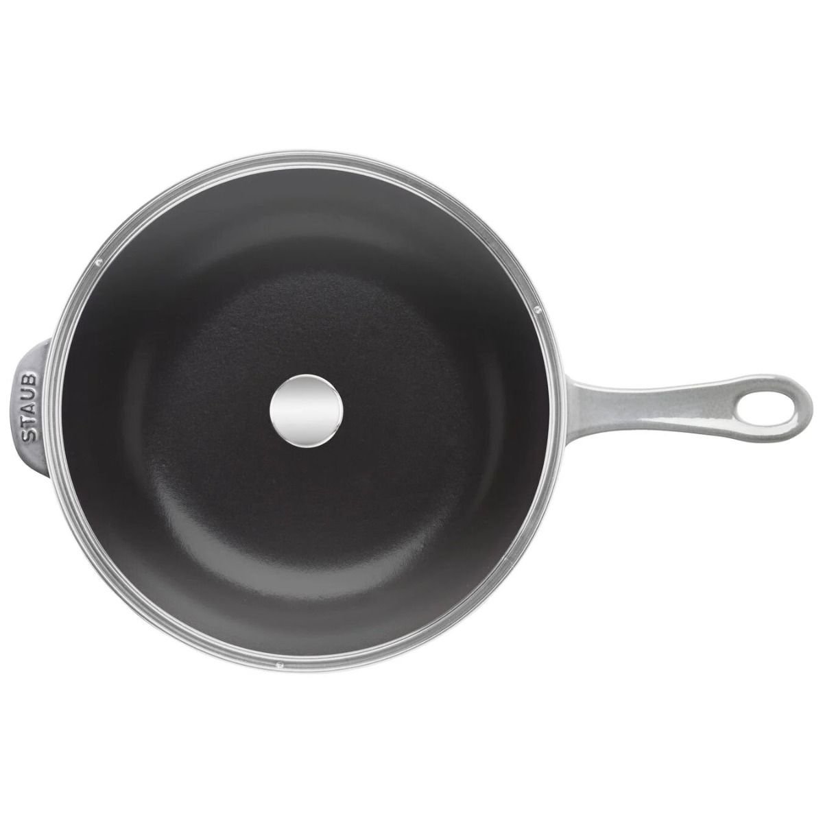 Staub 2.9 Qt Cast Iron Daily Pan | Graphite Grey 4 Staub 2.9 Qt Cast Iron Daily Pan | Graphite Grey - Image 2
