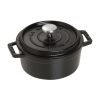 Staub 0.5 Qt. Round Cocotte/Dutch Oven | Matte Black 2 Staub 0.5 Qt. Round Cocotte/Dutch Oven | Matte Black -STAUB Shop 1101225 1 1