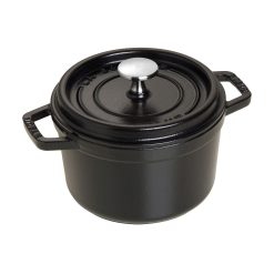 Staub 1.25 Qt. Round Cocotte/Dutch Oven | Matte Black