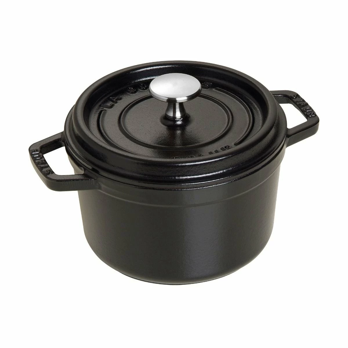 Staub 1.25 Qt. Round Cocotte/Dutch Oven | Matte Black