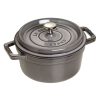 Staub 2.75 Qt. Round Cocotte/Dutch Oven | Graphite Grey 1 Staub 2.75 Qt. Round Cocotte/Dutch Oven | Graphite Grey -STAUB Shop 1102218