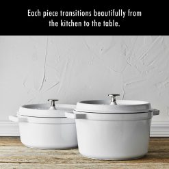 Staub 5.5 Qt. Round Cocotte/Dutch Oven | White 13 Staub 5.5 Qt. Round Cocotte/Dutch Oven | White -STAUB Shop 1102602 po 001