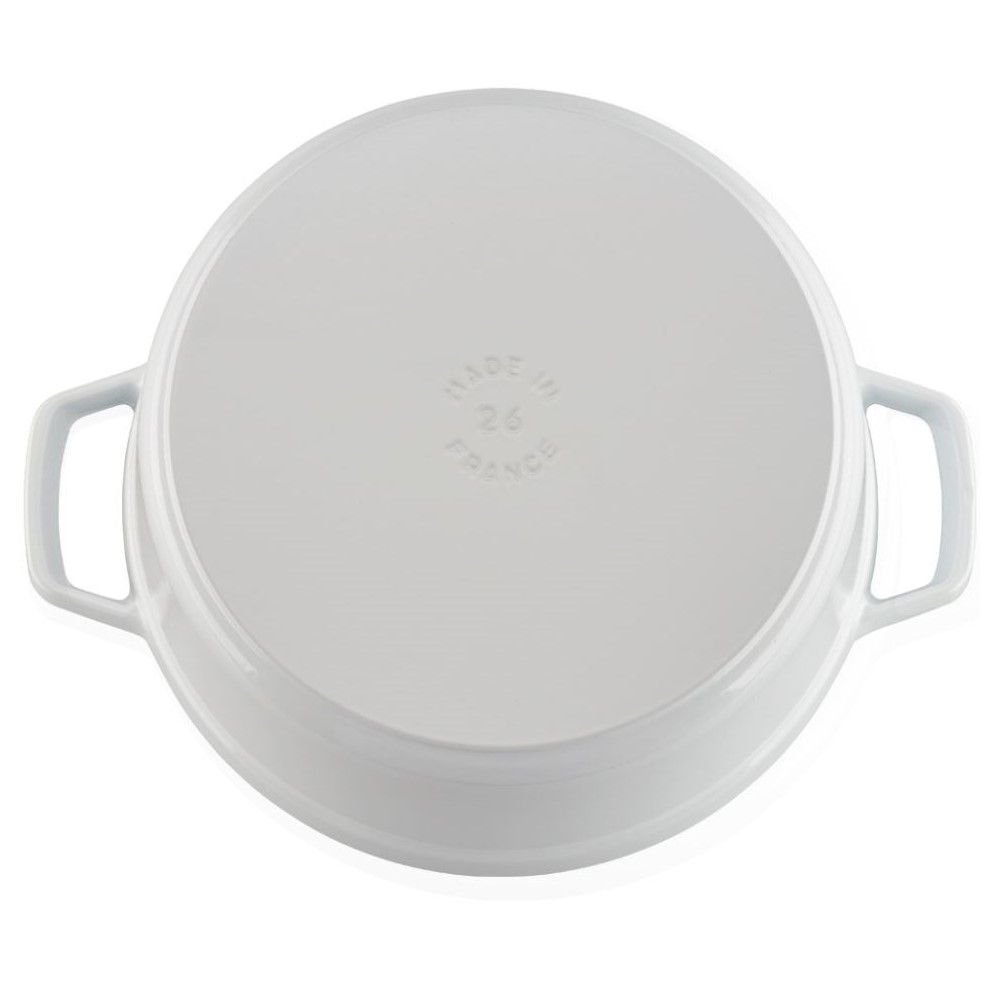 Staub 5.5 Qt. Round Cocotte/Dutch Oven | White 7 Staub 5.5 Qt. Round Cocotte/Dutch Oven | White - Image 5