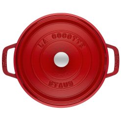 Staub 7 Qt. Round Cocotte/Dutch Oven | Cherry Red 4 Staub 7 Qt. Round Cocotte/Dutch Oven | Cherry Red -STAUB Shop 1102806 01