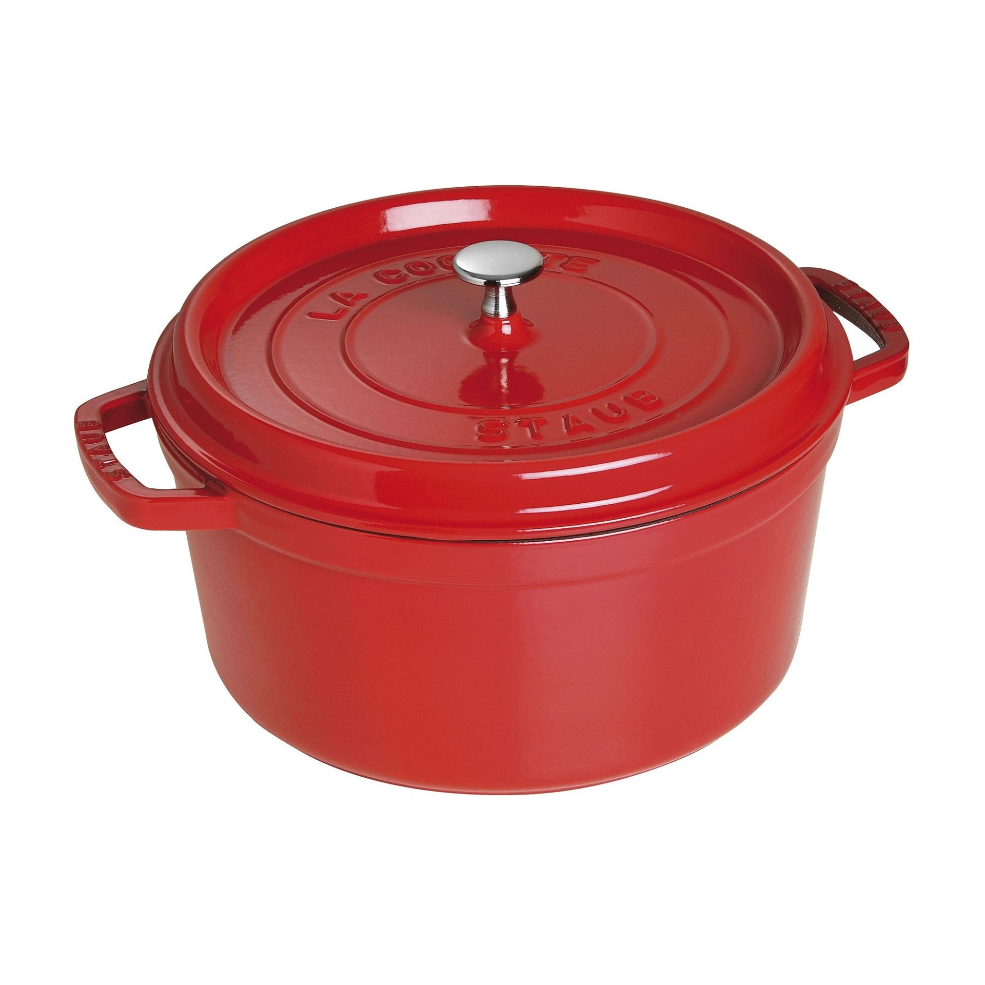 Staub 7 Qt. Round Cocotte/Dutch Oven | Cherry Red Staub 7 Qt. Round Cocotte/Dutch Oven | Cherry Red -STAUB Shop 1102806 1