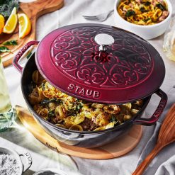 Staub 3.75 Qt Essential French Oven With Lilly Lid | Grenadine 6 Staub 3.75 Qt Essential French Oven With Lilly Lid | Grenadine -STAUB Shop 11212487 ls 02 1