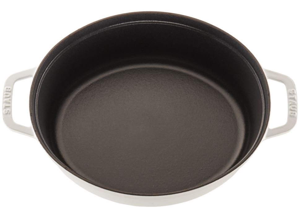 Staub 5.75 Qt. Oval Coq au Vin Cocotte/Dutch Oven | White Staub 5.75 Qt. Oval Coq Au Vin Cocotte/Dutch Oven | White -STAUB Shop 1123102 staub white cocotte coq au vin