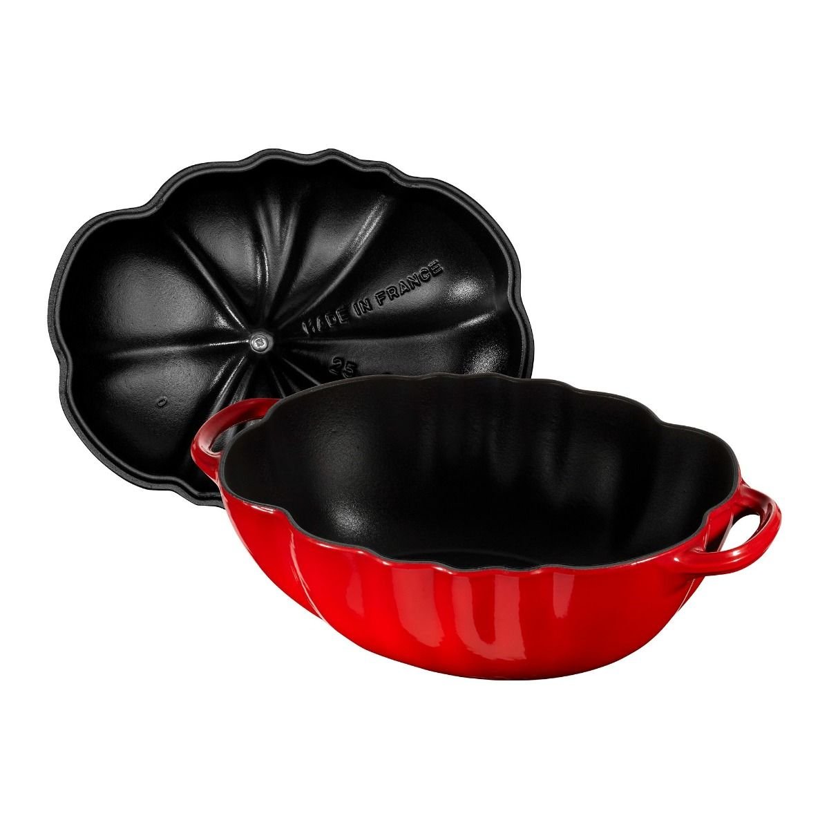Staub 3 Qt. Tomato Cocotte | Cherry Red Staub 3 Qt. Tomato Cocotte | Cherry Red -STAUB Shop 11712506 2