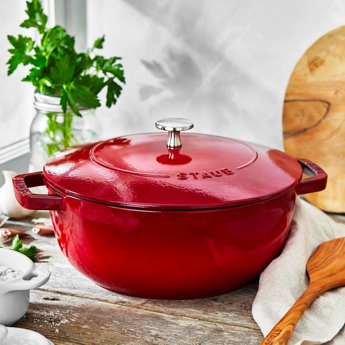 Staub 3.75 Qt. Essential French Oven | Cherry Red - Image 6