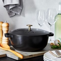 Staub 3.75 Qt. Essential French Oven | Matte Black -STAUB Shop 11732423 ls 01