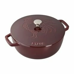 Staub 3.75 Qt. Essential French Oven With Rooster Lid | Grenadine