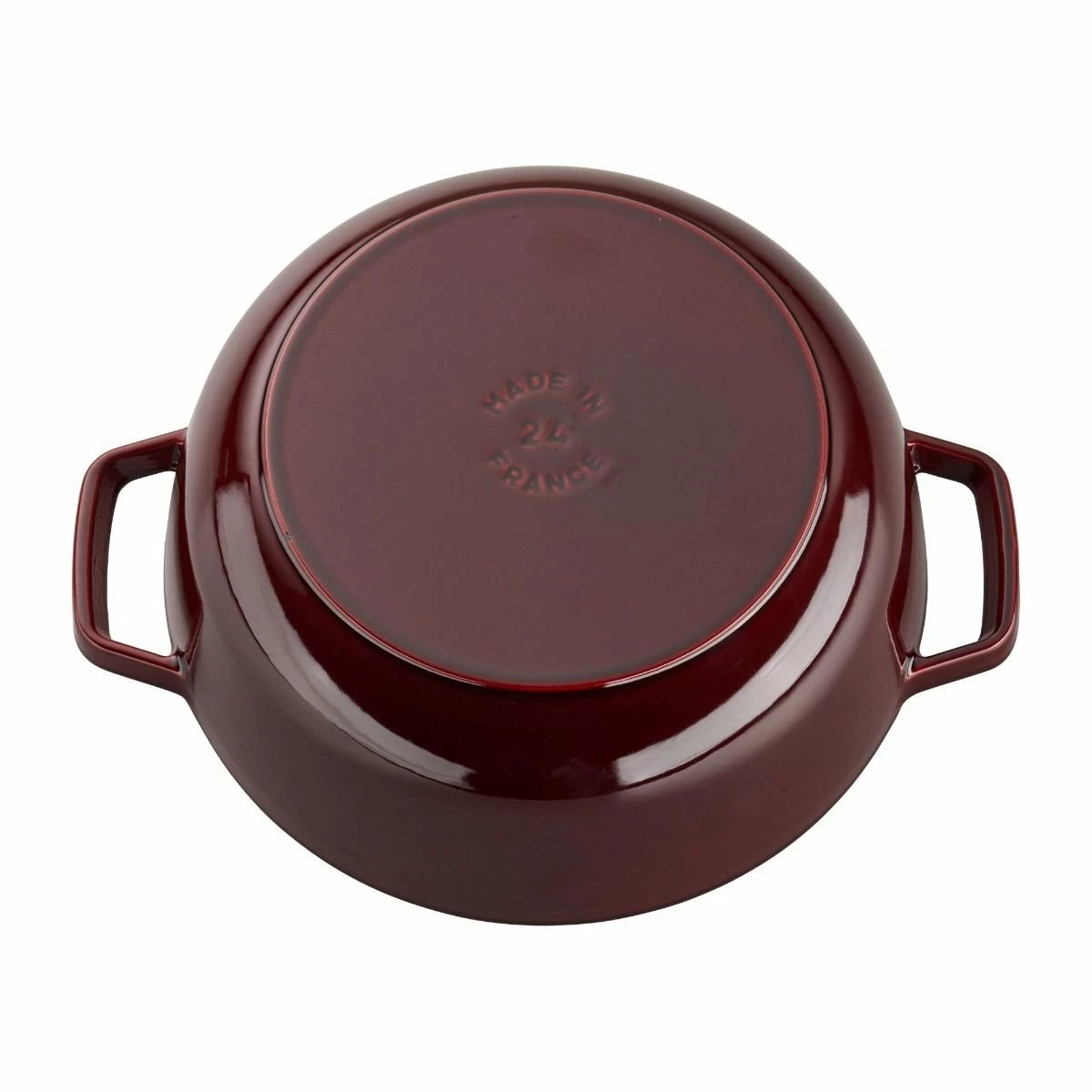 Staub 3.75 Qt. Essential French Oven With Rooster Lid | Grenadine - Image 4