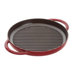 Staub 10" Cast Iron Pure Grill Pan | Grenadine