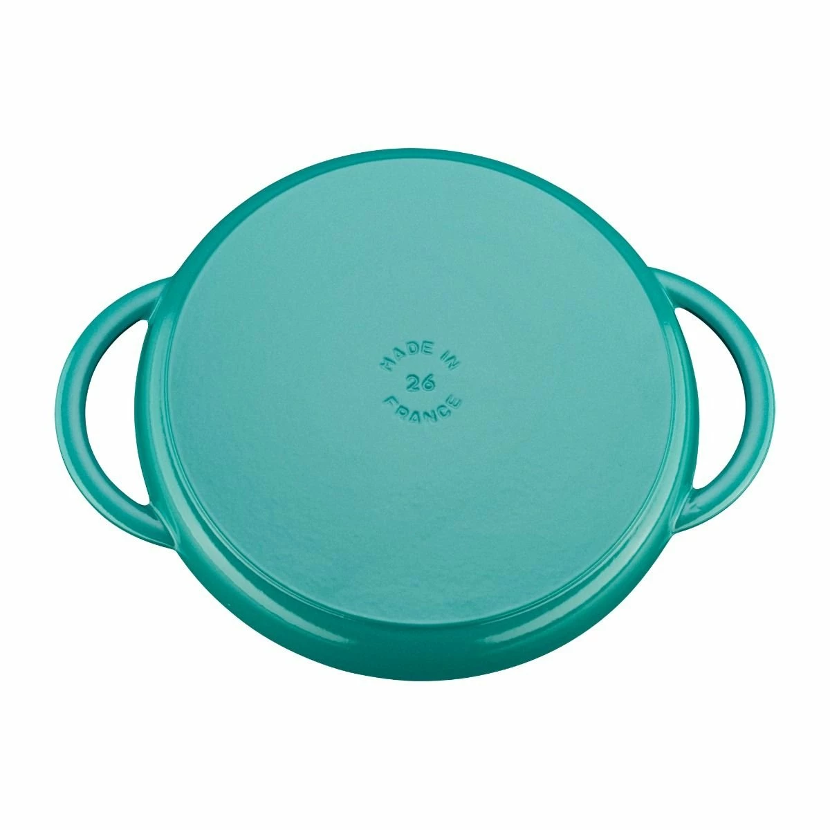 Staub 10" Cast Iron Pure Grill Pan | Turquoise - Image 3