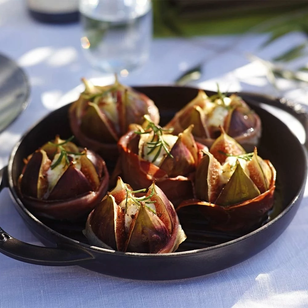 Staub 10" Cast Iron Pure Grill Pan | Matte Black - Image 3