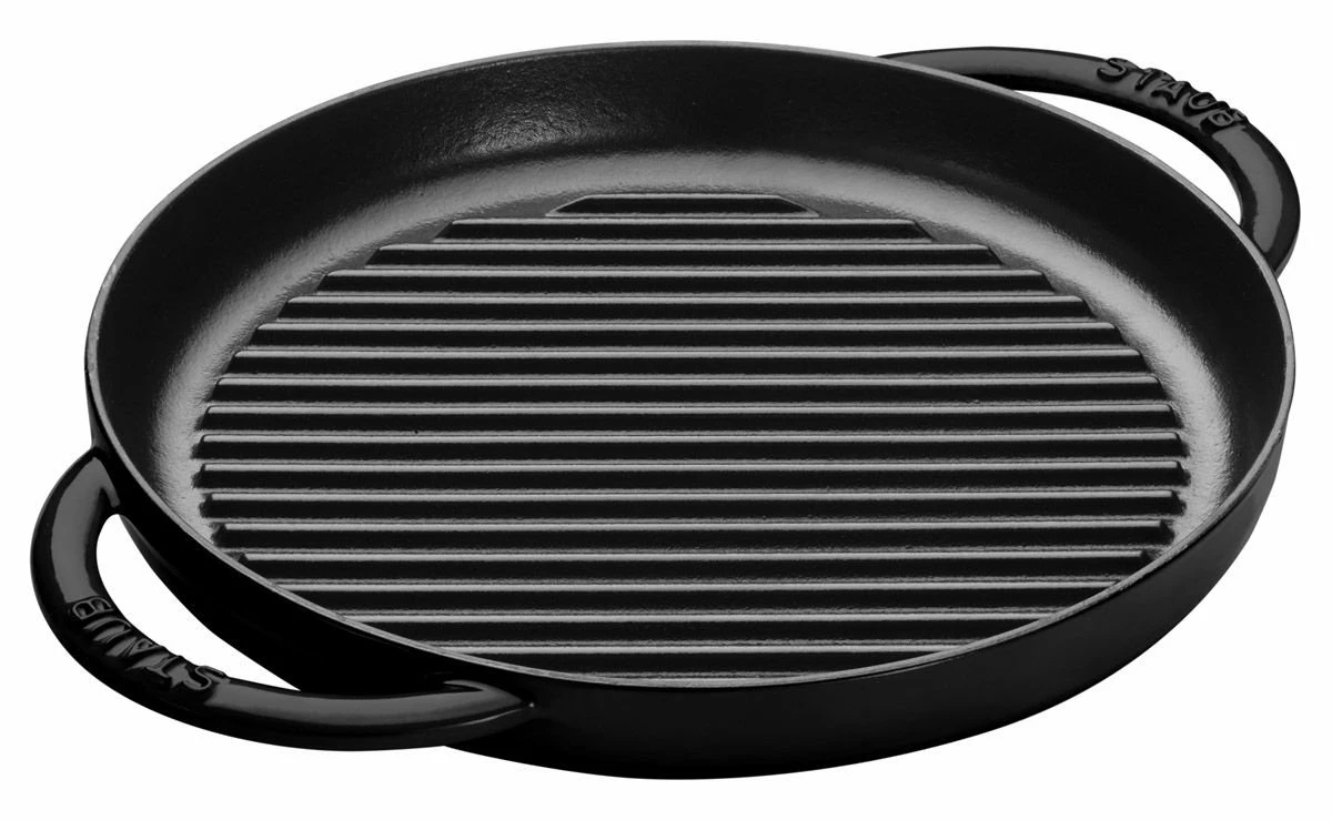 Staub 10" Cast Iron Pure Grill Pan | Multiple Colors Available - Image 3