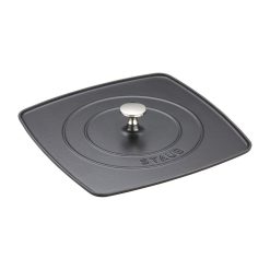 Staub 12" Square Cast Iron Grill Pan & Press Set | Graphite Grey 14 Staub 12" Square Cast Iron Grill Pan & Press Set | Graphite Grey -STAUB Shop 1203123 1