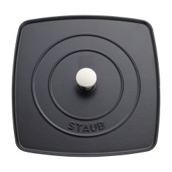 Staub 12" Square Cast Iron Grill Pan & Press Set | Graphite Grey 15 Staub 12" Square Cast Iron Grill Pan & Press Set | Graphite Grey -STAUB Shop 1203123 2