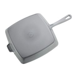 Staub 12" Square Cast Iron Grill Pan & Press Set | Graphite Grey 13 Staub 12" Square Cast Iron Grill Pan & Press Set | Graphite Grey -STAUB Shop 12123018 3
