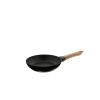 Staub 8" Fry Pan With Wooden Handle | Matte Black -STAUB Shop 12242023 staub 8inch fryingpanwo