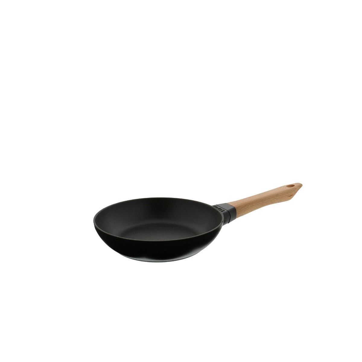 Staub 8" Fry Pan with Wooden Handle | Matte Black Staub 8" Fry Pan With Wooden Handle | Matte Black -STAUB Shop 12242023 staub 8inch fryingpanwo