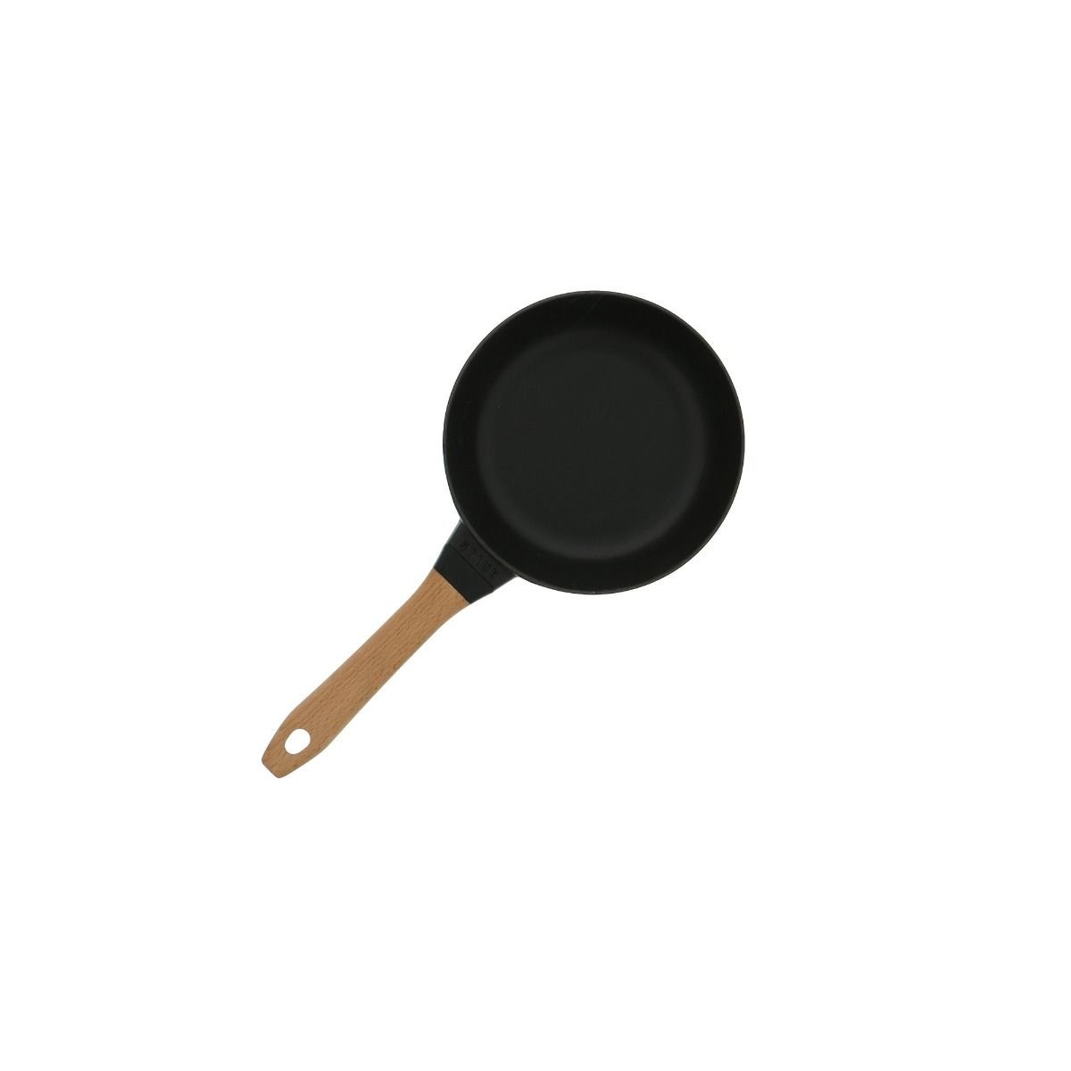 Staub 8" Fry Pan with Wooden Handle | Matte Black Staub 8" Fry Pan With Wooden Handle | Matte Black -STAUB Shop 12242023 staub 8inch fryingpanwo 1