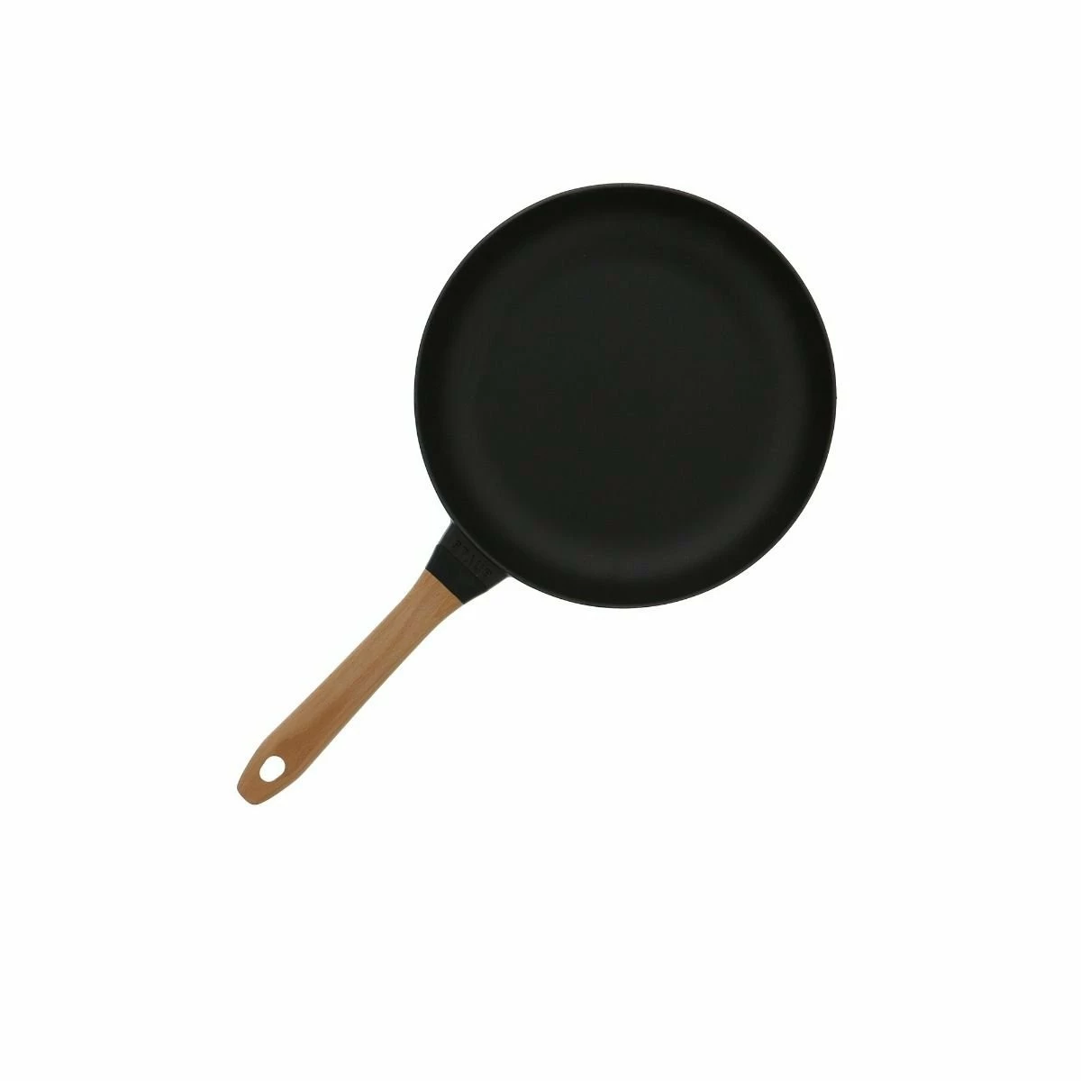 Staub 11" Fry Pan With Wooden Handle | Matte Black - Image 2