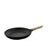 Staub 11" Fry Pan With Wooden Handle | Matte Black 2 Staub 11" Fry Pan With Wooden Handle | Matte Black -STAUB Shop 12242823 staub 11inch fryingpanw 2