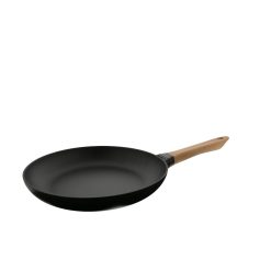 Staub 11" Fry Pan With Wooden Handle | Matte Black