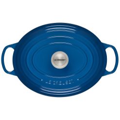 Le Creuset 6.75 Qt. Oval Signature Dutch Oven With Stainless Steel Knob | Marseille Blue 10 Le Creuset 6.75 Qt. Oval Signature Dutch Oven With Stainless Steel Knob | Marseille Blue -STAUB Shop 12595scr 0fe6451c9134dfb