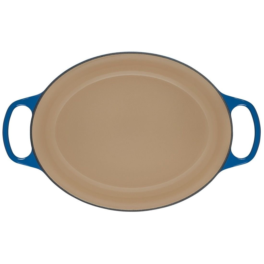 Le Creuset 6.75 Qt. Oval Signature Dutch Oven With Stainless Steel Knob | Marseille Blue 6 Le Creuset 6.75 Qt. Oval Signature Dutch Oven With Stainless Steel Knob | Marseille Blue - Image 4