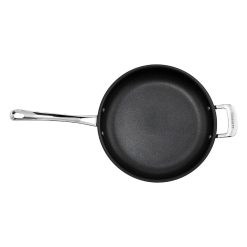 Cuisinart Contour Hard Anodized Open Skillet With Helper Handle | 12" -STAUB Shop 12topviewonwhite