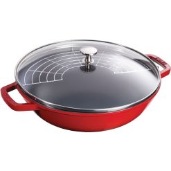 Staub 4.5 Qt. Perfect Frying Pan | Cherry Red