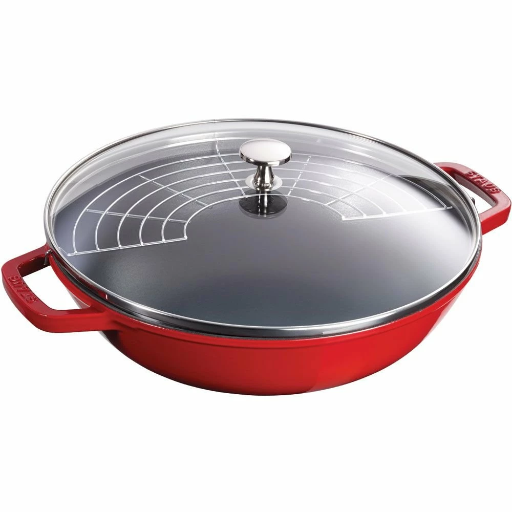Staub 4.5 Qt. Perfect Frying Pan | Cherry Red