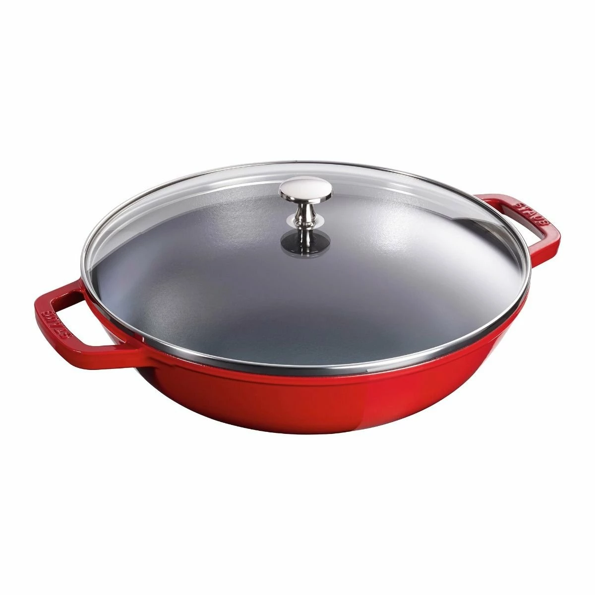 Staub 4.5 Qt. Perfect Frying Pan | Cherry Red - Image 2