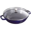 Staub 4.5 Qt. Perfect Frying Pan | Dark Blue 1 Staub 4.5 Qt. Perfect Frying Pan | Dark Blue -STAUB Shop 1312991 staub perfect frying pan 12 inch dark blue