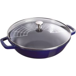 Staub 4.5 Qt. Perfect Frying Pan | Dark Blue