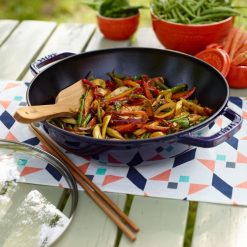 Staub 4.5 Qt. Perfect Frying Pan | Dark Blue -STAUB Shop 1312991 4