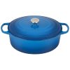 Le Creuset 9.5 Qt. Oval Signature Dutch Oven With Stainless Steel Knob | Marseille Blue 1 Le Creuset 9.5 Qt. Oval Signature Dutch Oven With Stainless Steel Knob | Marseille Blue -STAUB Shop 13424scr dd025351ca0c53e