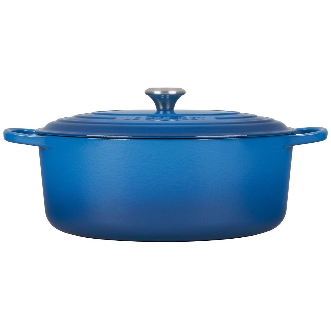 Le Creuset 9.5 Qt. Oval Signature Dutch Oven with Stainless Steel Knob | Marseille Blue Le Creuset 9.5 Qt. Oval Signature Dutch Oven With Stainless Steel Knob | Marseille Blue -STAUB Shop 13425scr b2c2c11bb0049c0