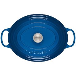 Le Creuset 9.5 Qt. Oval Signature Dutch Oven With Stainless Steel Knob | Marseille Blue 4 Le Creuset 9.5 Qt. Oval Signature Dutch Oven With Stainless Steel Knob | Marseille Blue -STAUB Shop 13426scr 96bd97d55b41a79