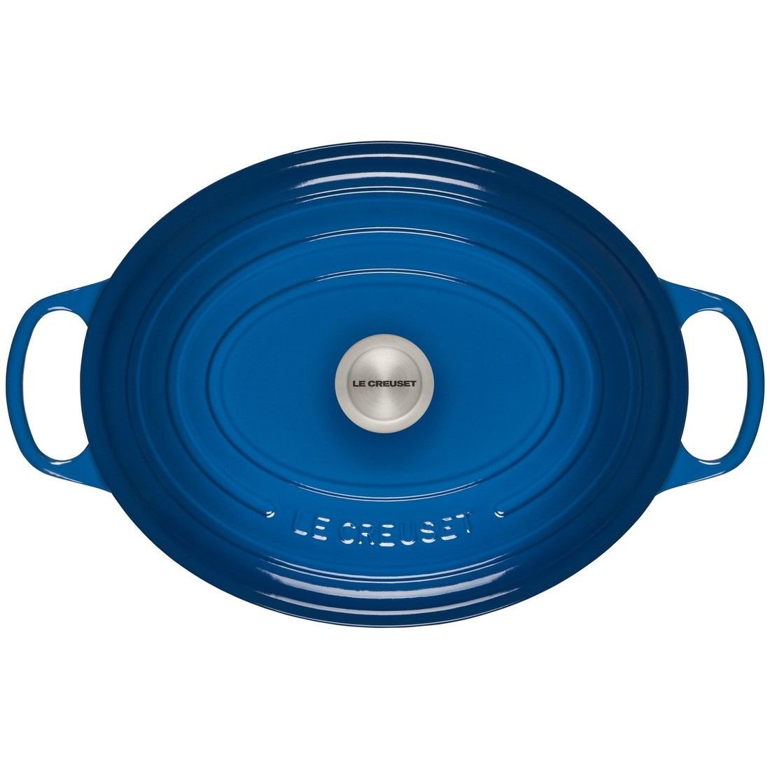 Le Creuset 9.5 Qt. Oval Signature Dutch Oven with Stainless Steel Knob | Marseille Blue Le Creuset 9.5 Qt. Oval Signature Dutch Oven With Stainless Steel Knob | Marseille Blue -STAUB Shop 13426scr 96bd97d55b41a79