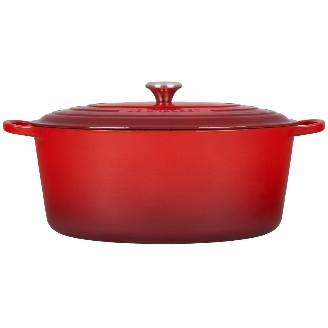 Le Creuset 15.5 Qt. Oval Signature Dutch Oven with Stainless Steel Knob | Cerise/Cherry Red Le Creuset 15.5 Qt. Oval Signature Dutch Oven With Stainless Steel Knob | Cerise/Cherry Red -STAUB Shop 13429scr eb3d608ec2386e2