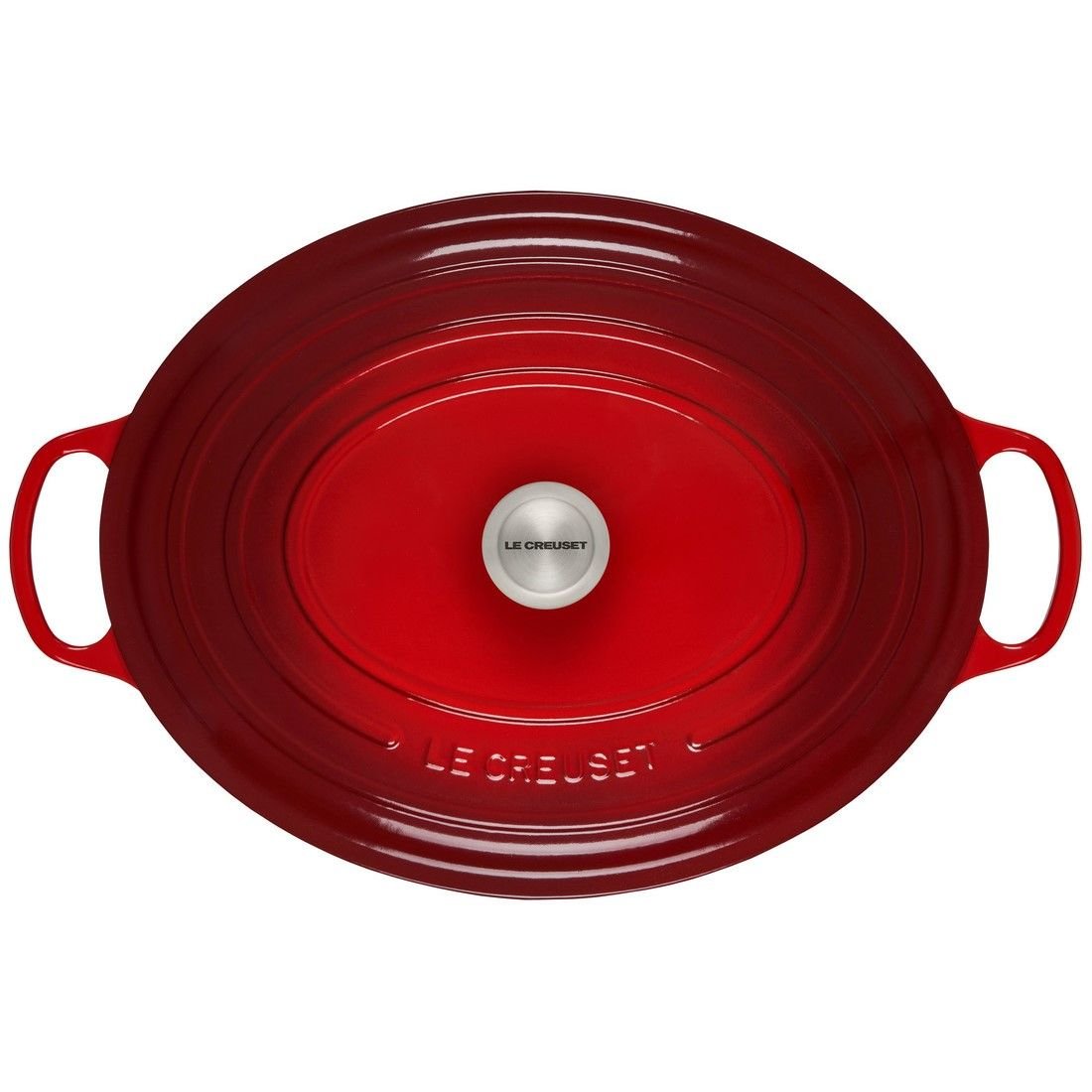 Le Creuset 15.5 Qt. Oval Signature Dutch Oven with Stainless Steel Knob | Cerise/Cherry Red Le Creuset 15.5 Qt. Oval Signature Dutch Oven With Stainless Steel Knob | Cerise/Cherry Red -STAUB Shop 13430scr ae70dda22149b03