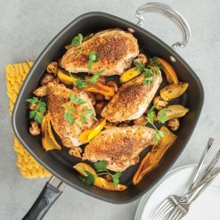 Nordic Ware Aluminum 13x13 Square Meal Pan 4 Nordic Ware Aluminum 13x13 Square Meal Pan -STAUB Shop 14420 chicken no sauce 780x780 05