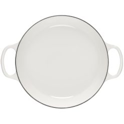 Le Creuset 3.5Qt Signature Braiser Eiffel Tower Collection | White -STAUB Shop 16911scr 5cd38269423dbc8